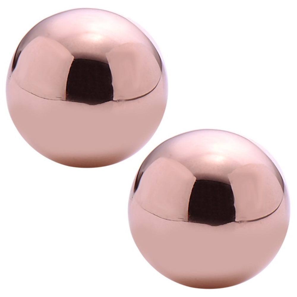 925 Silver Dior Double Faced Sphere Stud Earrings
